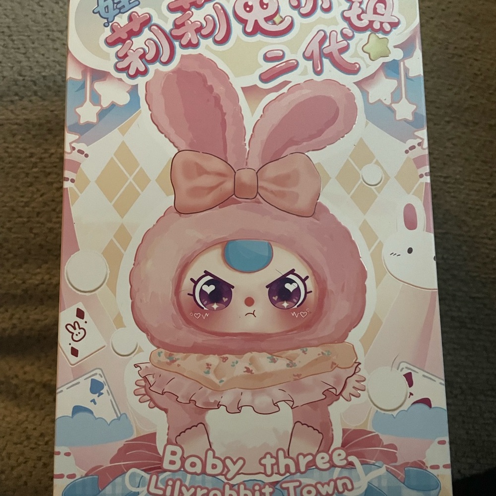 Lilyrabbit Town Baby Three Doll - Pink